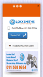 Mobile Screenshot of locksmithsjohannesburg.com